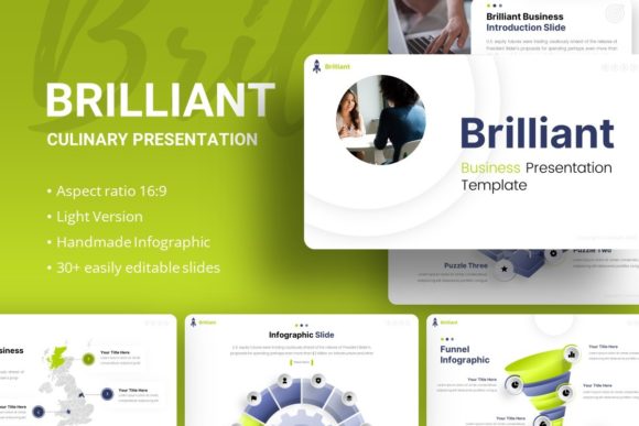Brillant: A Versatile Business Presentation Template