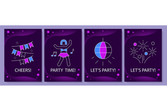Creating Memorable Moments with Festive Party Greeting Cards and Icons