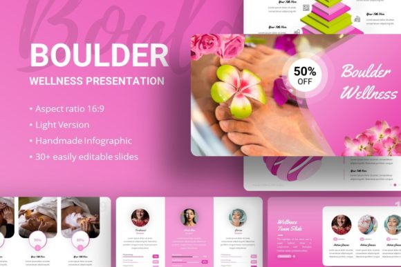 Discover the Versatile Boulder Wellness Presentation Template