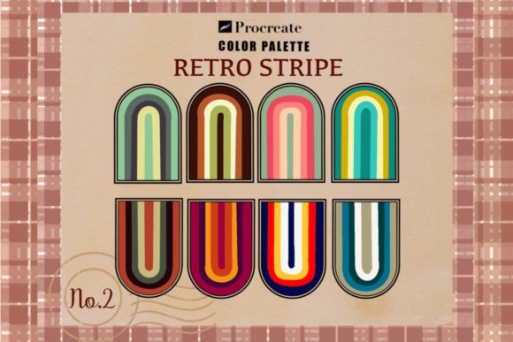 Enhance Your Designs with Retro Color Palette Procreate No.2