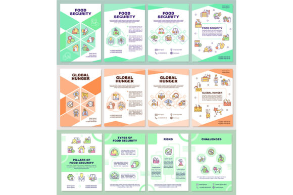 Global Hunger Brochure Templates for Impact