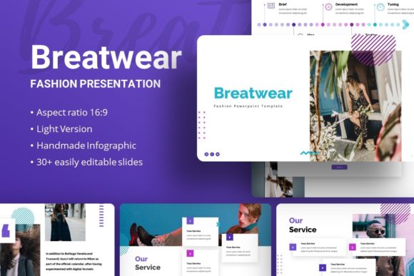 Introducing Breatwear Fashion Presentation Template