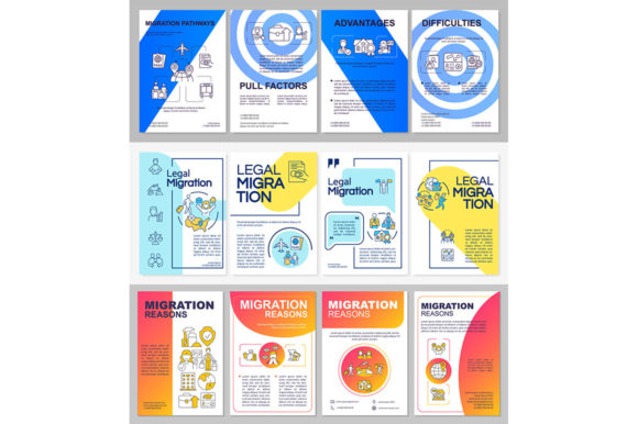 Legal Migration Brochure Template Set