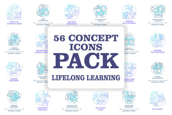 Lifelong Learning Icons for Creative Minds