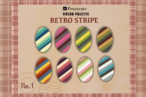 Retro Color Palette Procreate No.1: A Vibrant Addition to Your Design Toolkit