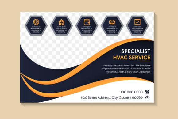 Specialist HVAC Service Horizontal Flyer: A Professional Tool for Marketing Your Services