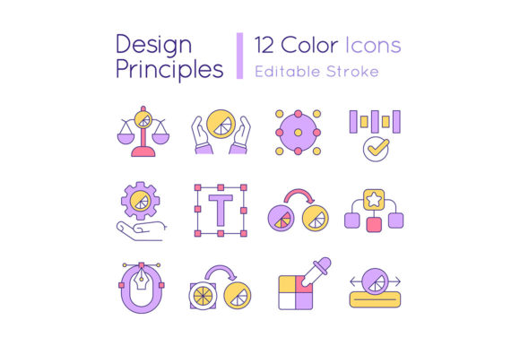 Unlock Creativity with Design Principles RGB Color Icons