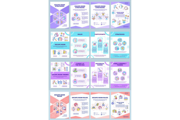 Unlocking Potential with the Escape Room Brochure Template Set